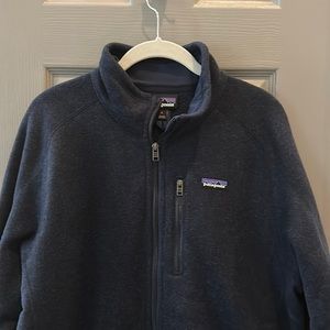 NWOT Patagonia better sweater navy jacket